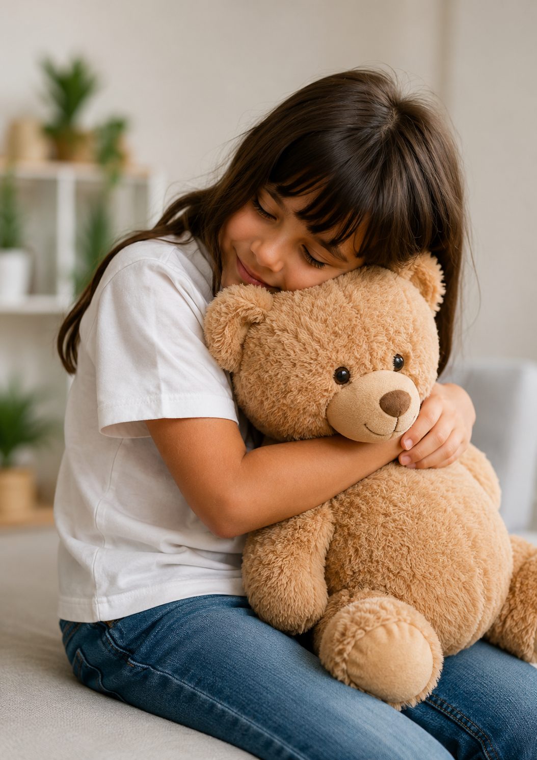 Child with a teddy bear